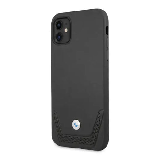 BMW Leather Perforate Case for iPhone 11 / Xr - Black - Cell phone cases and covers<<<HurtelXML