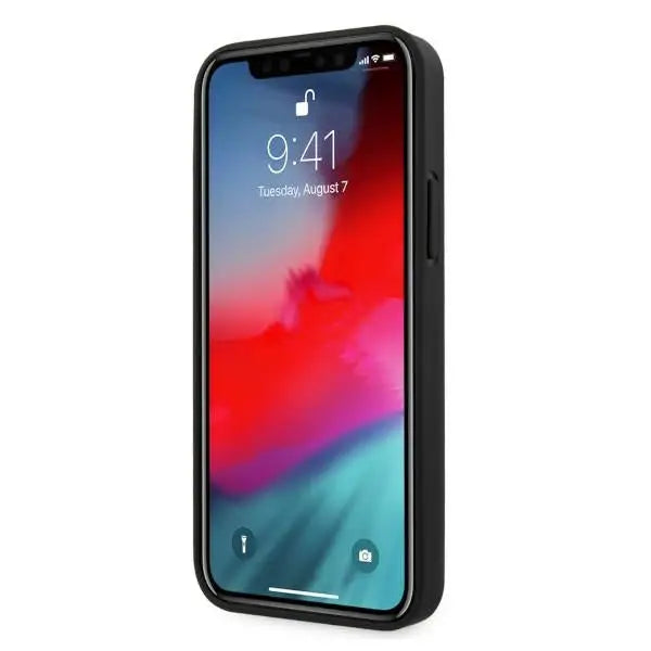 BMW Leather Perforate Case for iPhone 12 / iPhone 12 Pro - Black - Cell phone cases and covers<<<HurtelXML