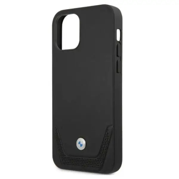 BMW Leather Perforate Case for iPhone 12 / iPhone 12 Pro - Black - Cell phone cases and covers<<<HurtelXML