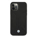 BMW Leather Perforated Sides Case for iPhone 12 / iPhone 12 Pro - Black - Cell phone cases and covers<<<HurtelXML