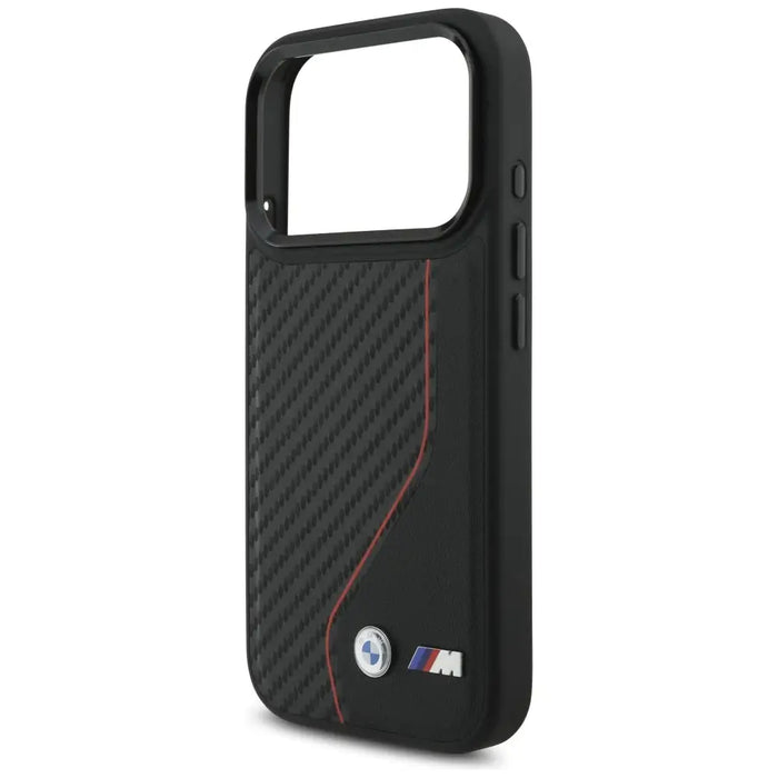 BMW M Carbon Line & Logo MagSafe Case for iPhone 17 Pro - Red - Cell phone cases and covers<<<HurtelXML