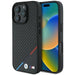 BMW M Carbon Tricolor Line MagSafe Case for iPhone 16 Pro - Black - Cell phone cases and covers<<<HurtelXML