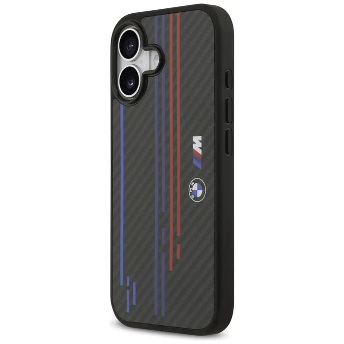 BMW M Kevlar Lines & Logo MagSafe Case for iPhone 17 - Black - Cell phone cases and covers<<<HurtelXML