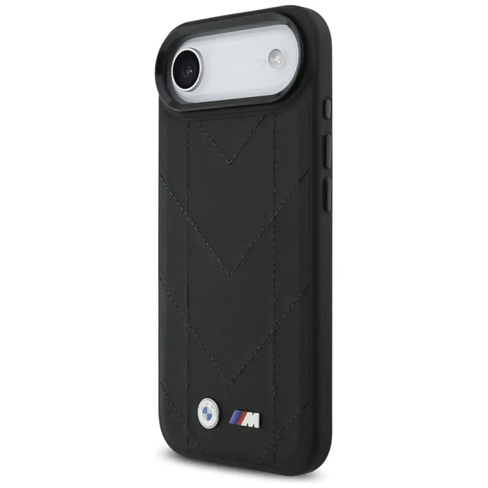 BMW M Quilted Logo MagSafe Case for iPhone 17 Air - Black - Cell phone cases and covers<<<HurtelXML