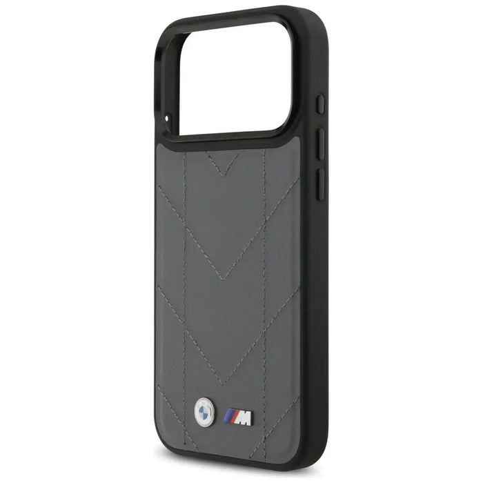 BMW M Quilted Logo MagSafe case for iPhone 17 Pro Max - graphite - Cell phone cases and covers<<<HurtelXML