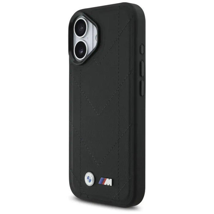 BMW M Quilted Logo MagSafe iPhone 17 Case - Black - Cell phone cases and covers<<<HurtelXML