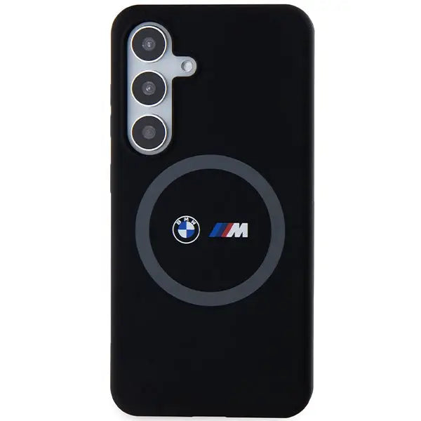 BMW M Silicone Printed Ring MagSafe case for Samsung Galaxy S24 - black - Cell phone cases and covers<<<HurtelXML