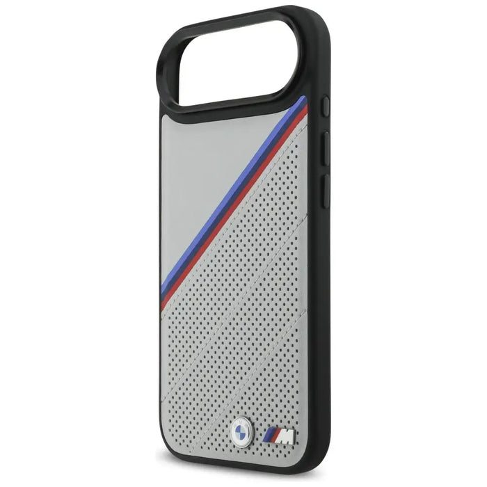 BMW M Tricolor Metal Logo MagSafe Case for iPhone 17 Air - Gray - Cell phone cases and covers<<<HurtelXML