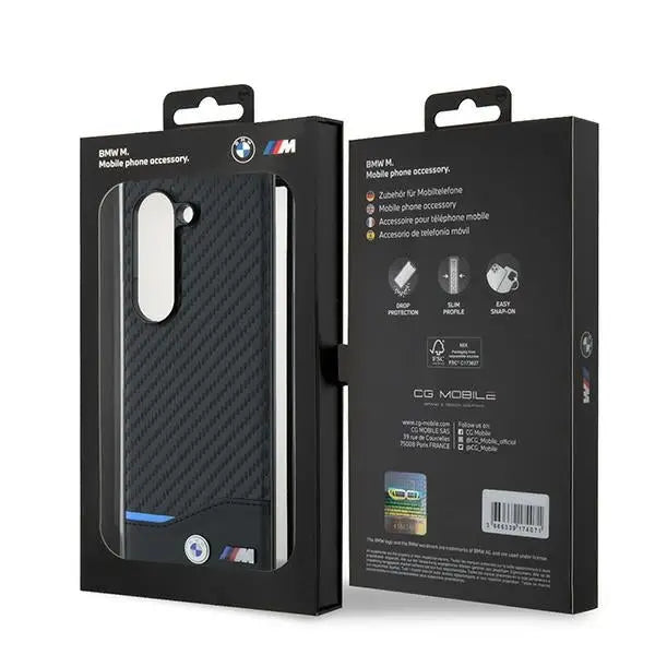 BMW Magsafe Carbon Case for Samsung Galaxy Z Fold 6 - Black - Cell phone cases and covers<<<HurtelXML