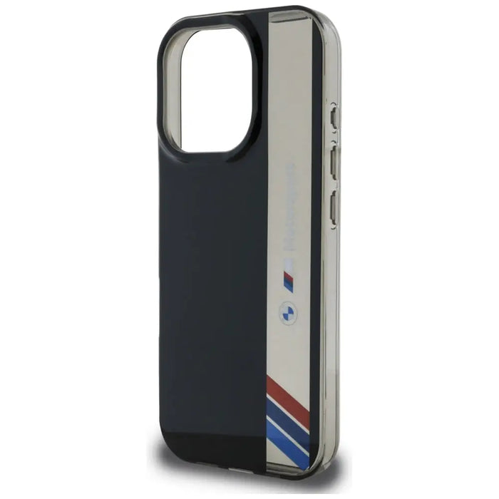 BMW Motorsport IML Vertical Stripe iPhone 16 Pro Max Case - Black - Cell phone cases and covers<<<HurtelXML