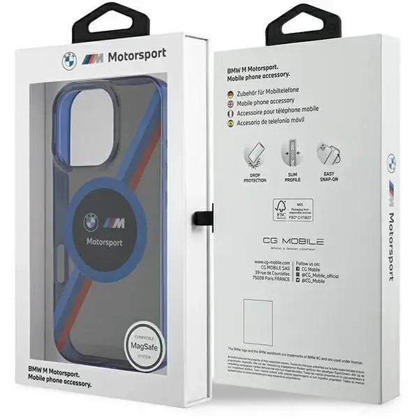BMW Motosport IML Circle MagSafe Case for iPhone 16 Pro - Black - Cell phone cases and covers<<<HurtelXML