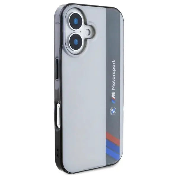 BMW Motosport IML Vertical Stripe iPhone 16 Plus Case - Gray - Cell phone cases and covers<<<HurtelXML