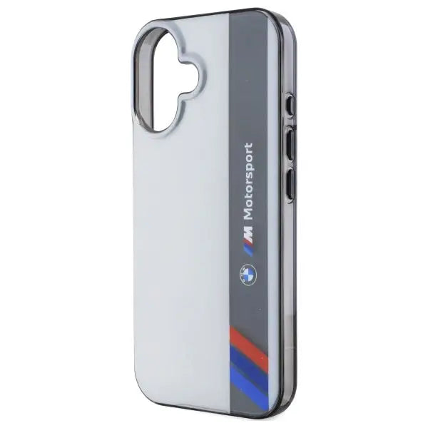 BMW Motosport IML Vertical Stripe iPhone 16 Plus Case - Gray - Cell phone cases and covers<<<HurtelXML