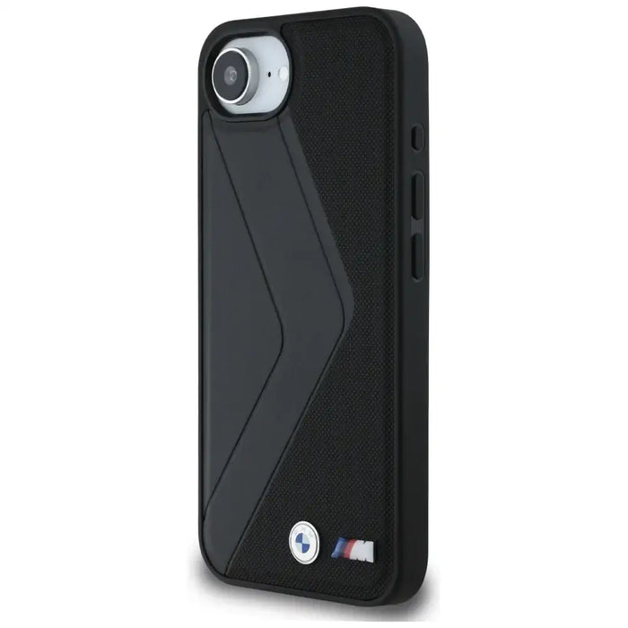 BMW Oversized Stripes MagSafe case for iPhone 16e - black - Cell phone cases and covers<<<HurtelXML