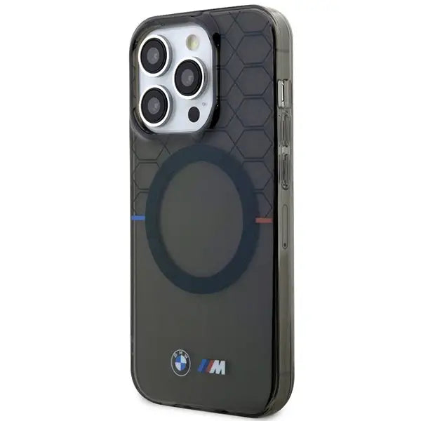 BMW Pattern MagSafe case for iPhone 15 Pro - gray - Cell phone cases and covers<<<HurtelXML