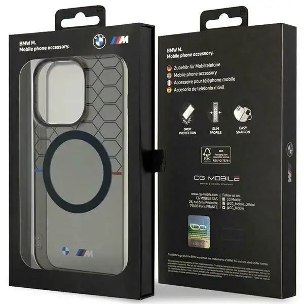 BMW Pattern MagSafe case for iPhone 15 Pro - gray - Cell phone cases and covers<<<HurtelXML
