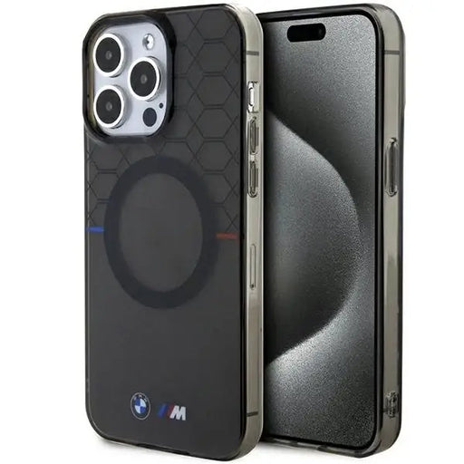 BMW Pattern MagSafe case for iPhone 15 Pro Max - gray - Cell phone cases and covers<<<HurtelXML