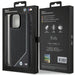 BMW Perforated Twisted Line MagSafe case for iPhone 15 Pro - black - Cell phone cases and covers<<<HurtelXML