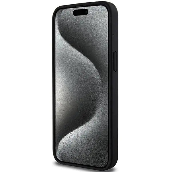 BMW Perforated Twisted Line MagSafe case for iPhone 15 Pro - black - Cell phone cases and covers<<<HurtelXML