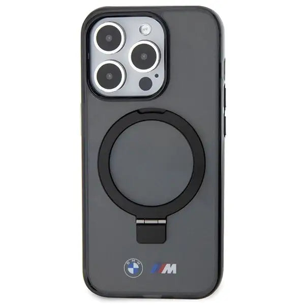 BMW Ring Stand M Collection MagSafe case for iPhone 15 Pro Max - black - Cell phone cases and covers<<<HurtelXML