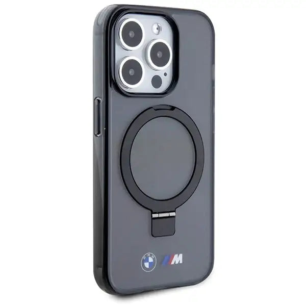 BMW Ring Stand M Collection MagSafe case for iPhone 15 Pro Max - black - Cell phone cases and covers<<<HurtelXML