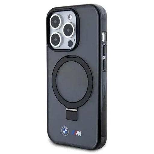 BMW Ring Stand M Collection MagSafe case for iPhone 15 Pro Max - black - Cell phone cases and covers<<<HurtelXML