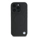 BMW Signature Leather Half Textured & Circle MagSafe case for iPhone 16 Pro - black - Cell phone cases