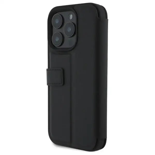BMW Signature Leather Wordmark Case for iPhone 16 Pro Max - Black - Cell phone cases and covers<<<HurtelXML