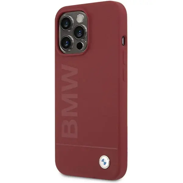 BMW Silicone Big Logo MagSafe case for iPhone 15 Pro Max - red - Cell phone cases and covers<<<HurtelXML