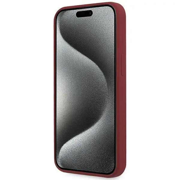 BMW Silicone Big Logo MagSafe case for iPhone 15 Pro Max - red - Cell phone cases and covers<<<HurtelXML