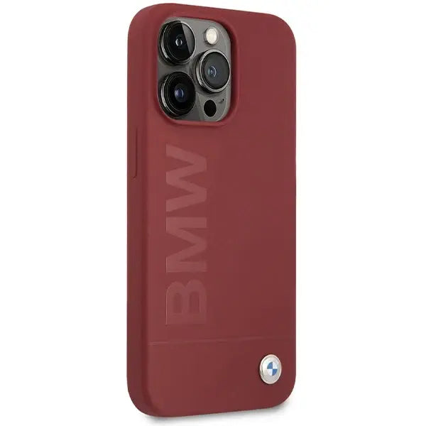 BMW Silicone Big Logo MagSafe case for iPhone 15 Pro Max - red - Cell phone cases and covers<<<HurtelXML