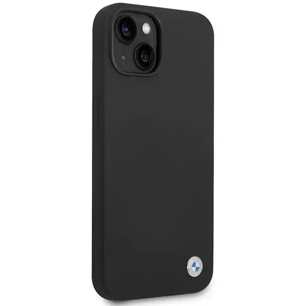 BMW Silicone Metal Logo case for iPhone 15 / 14 / 13 - black - Cell phone cases and covers<<<HurtelXML