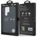 BMW Silicone Middle Tricolor Stripes MagSafe Case for Samsung Galaxy S25 Ultra - Black - Cell phone cases