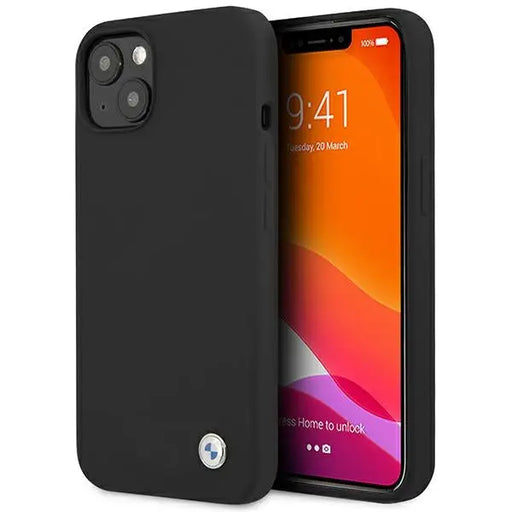 BMW Silicone Signature Case for iPhone 13 mini - Black - Cell phone cases and covers<<<HurtelXML