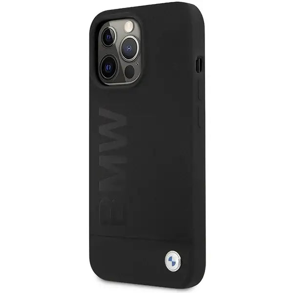 BMW Silicone Signature Logo Case for iPhone 13 Pro / iPhone 13 - Black - Cell phone cases and covers<<<HurtelXML