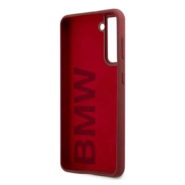BMW Silicone Signature Logo Case for Samsung Galaxy S21+ - Red - Cell phone cases and covers<<<HurtelXML