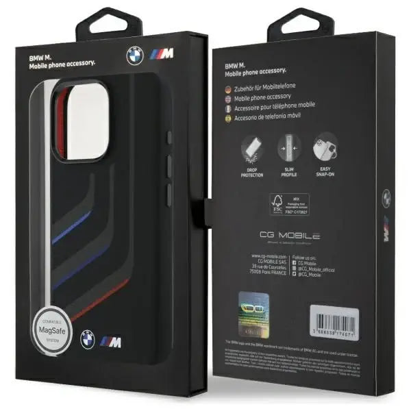 BMW Silicone Turning Lines MagSafe Case for iPhone 16 Pro Max - Black - Cell phone cases and covers<<<HurtelXML
