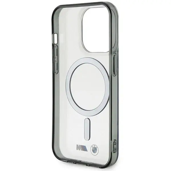 BMW Silver Ring MagSafe case for iPhone 15 Pro Max - transparent - Cell phone cases and covers<<<HurtelXML