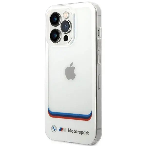 BMW Transparent Center Case for iPhone 14 Pro Max 6.7’’ - White - Cell phone cases and covers<<<HurtelXML