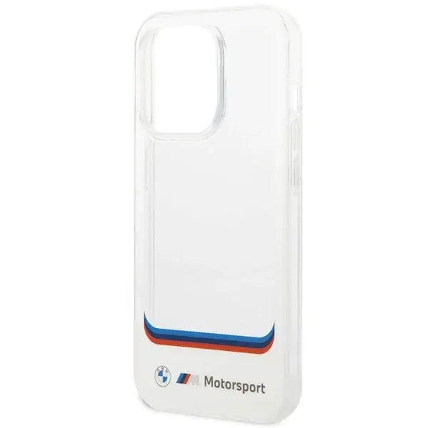 BMW Transparent Center Case for iPhone 14 Pro Max 6.7’’ - White - Cell phone cases and covers<<<HurtelXML