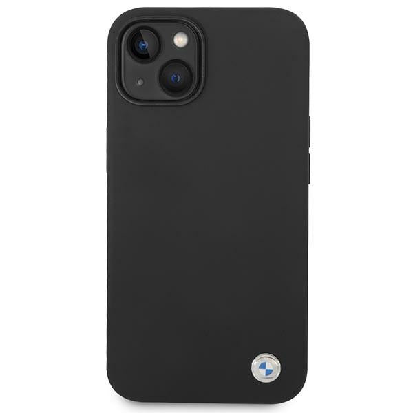 Case BMW BMHCP14MSILBK iPhone 14 Plus 6.7" black/black Silicone Metal Logo