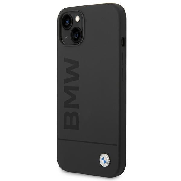 Case BMW BMHMP14MSLBLBK iPhone 14 Plus 6.7 "black / black hardcase Silicone Signature Logo Magsafe