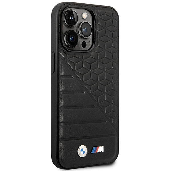 BMW Bi Pattern Case for iPhone 14 Pro 6.1" - Black