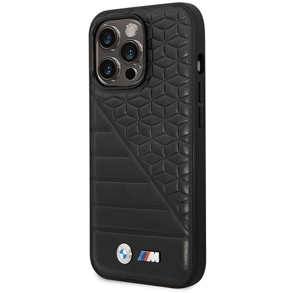 BMW Bi Pattern Case for iPhone 14 Pro 6.1" - Black