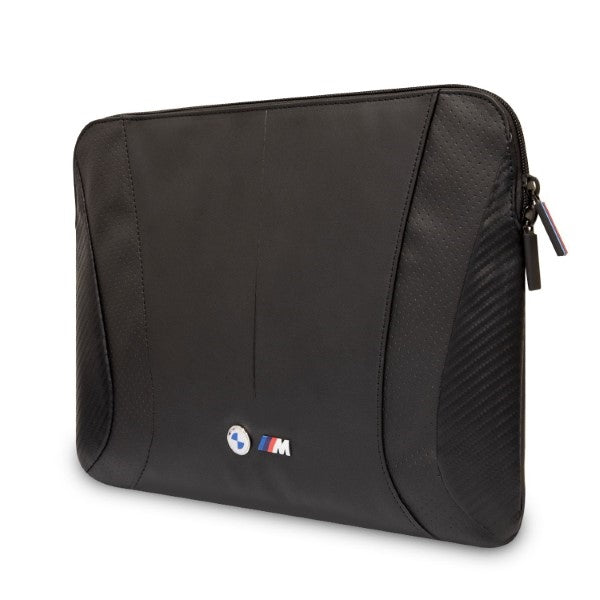 BMW Carbon&amp;Perforated sleeve for a 16" laptop - black