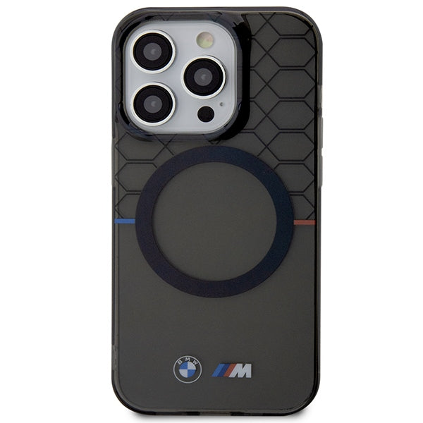 Case BMW BMHMP14LHGPK iPhone 14 Pro 6.1" Grey/Grey Pattern MagSafe