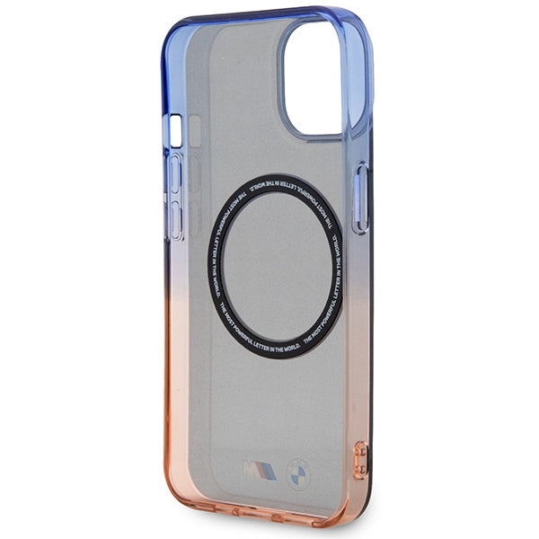 Case BMW BMHMP14SHTGE iPhone 14 6.1" grey/grey hardcase Gradient Bumper MagSafe