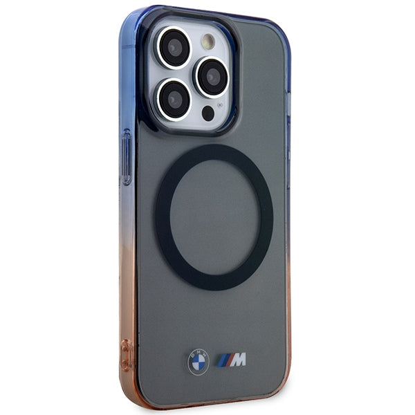 Case BMW BMHMP14XHTGE iPhone 14 Pro Max 6.7" grey/grey hardcase Gradient Bumper MagSafe