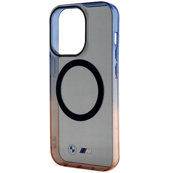 Case BMW BMHMP14XHTGE iPhone 14 Pro Max 6.7" grey/grey hardcase Gradient Bumper MagSafe