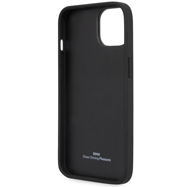 Case BMW BMHCP14S22RQDK iPhone 14 6.1" black/black Leather Quilted